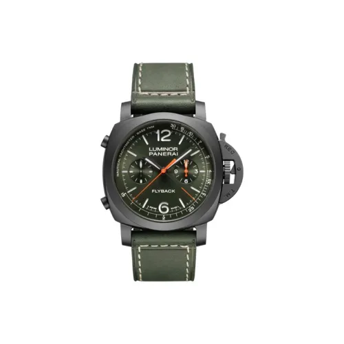 PANERAI LUMINOR Collection Автоматический Механический Часы Мужские Циферблат 44 мм Зеленый Керамические Корпус Часы