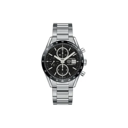 TAG HEUER Автоматический Механический Механизм Мужские Часы 41 мм Черный