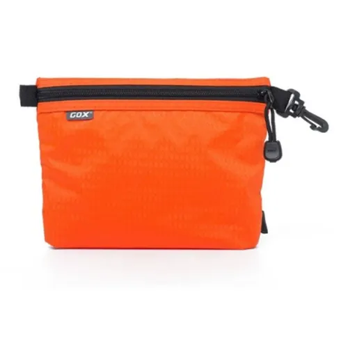GOX Нейлон Тонкая Сумка для туалетных принадлежностей с карманом на молнии унисекс оранжевый зеленый озерный синий черный