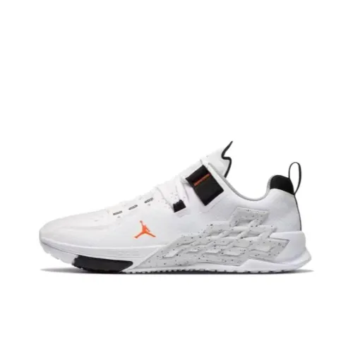 Jordan Alpha 360 TR Амортизация Износостойкий Низкий Топ Винтажные Баскетбольные Кроссовки Мужские Белые