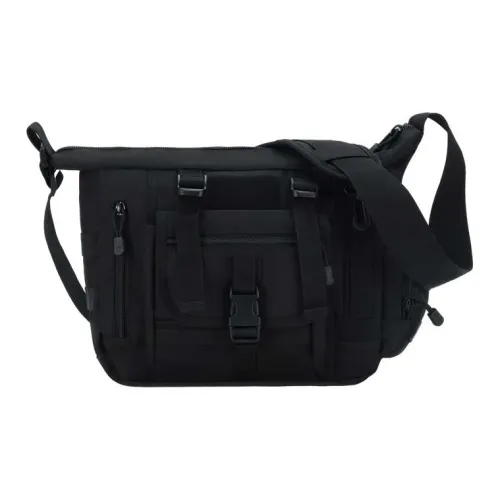 Explorers 600D Полиэстер Сумка через плечо Стандартная Мужская Черная Армия Зеленая Хаки