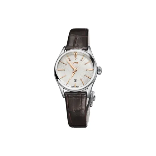 Oris Автоматический Механический Movement Женские Часы 28 мм Серебряные