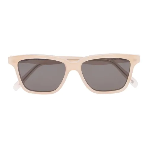 TOTEME Ацетат Нерегулярная форма Солнцезащитные очки Женские Бежевый