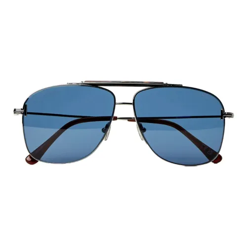 TOM FORD Металл Aviator Солнцезащитные очки Женские Серебристые