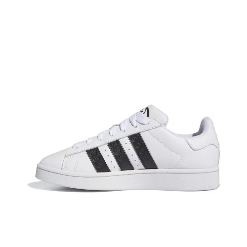 Adidas Originals CAMPUS 00s Амортизация Износостойкие Низкие Кроссовки для скейтбординга Мужские Белый Черный