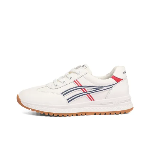 Golden Silk Rabbit Аbrasion Resistant визуально увеличивает рост Низкий Топ Толстая подошва Кроссовки 4CM Женские