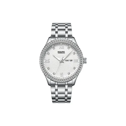 FAIRWHALE Кварцевый механизм металлический ремешок мужские часы белый циферблат