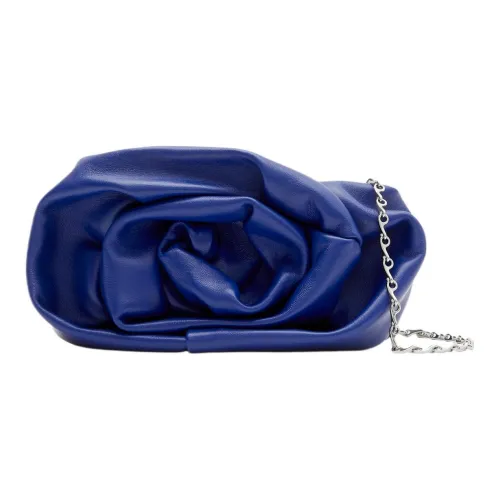 Burberry Напп Кожа Одно Плечо Через Плечо Клатч Женский Рыцарь Синий