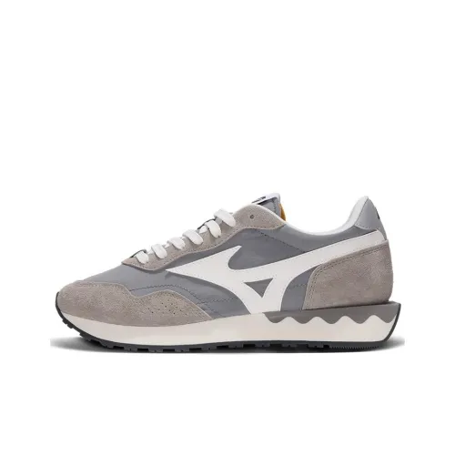 Mizuno LG 70s Повседневный Низкий Топ Серый Белый Унисекс