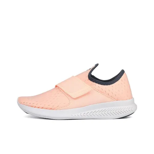 New Balance NB FuelCore Берег Амортизация Износостойкий Низкий Топ Беговые кроссовки Женские Розовый Белый