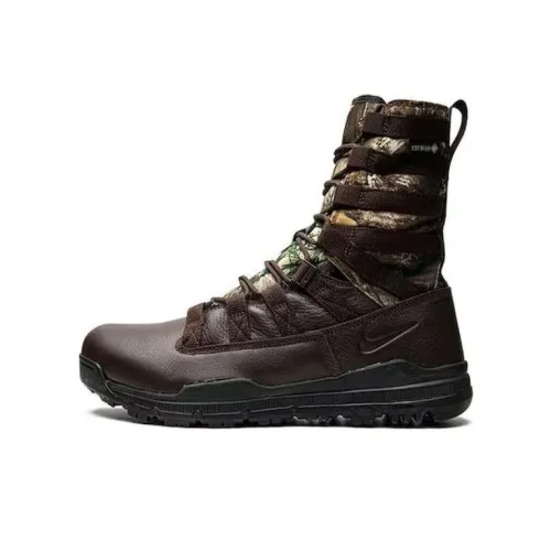 Nike SFB Gen 2 Амортизация Износостойкий Высокий Топ Уличная Обувь Мужская Коричневая