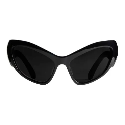 Balenciaga Нерегулярная форма Солнцезащитные очки Женские Черный