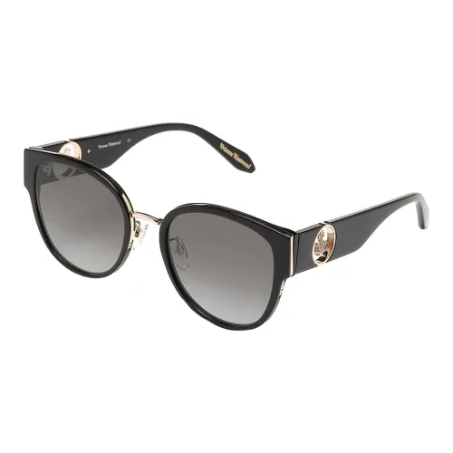 Vivienne Westwood COMBI Нерегулярная форма Солнцезащитные очки Унисекс Черный