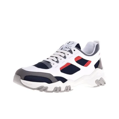 Baldinini Низкий топ Повседневная обувь Мужская Синий Белый