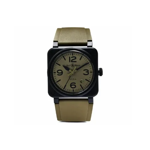 Bell & Ross Автоматический Механический Часы для Мужчин 41 мм Бежевые