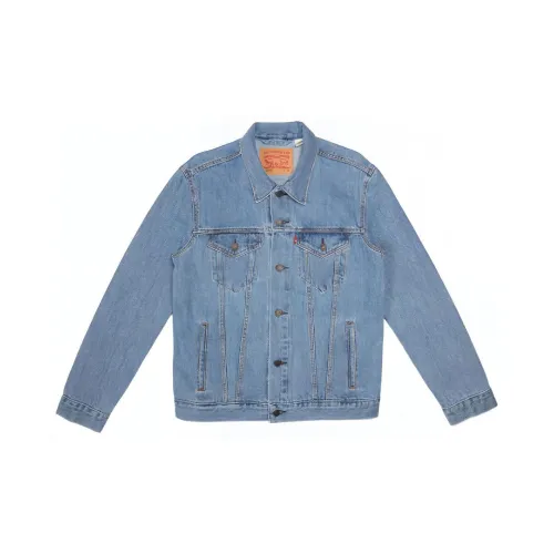 Levis Blue Men's Denim Jackets Левис Синий Мужские Джинсовые Куртки