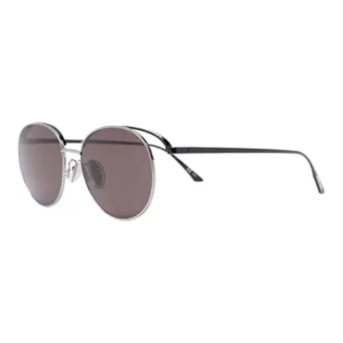 Balenciaga Металл Круглые Солнцезащитные очки Унисекс Черный