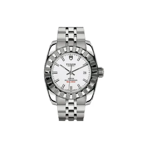 TUDOR Classic Collection Автоматический Механический Механизм Женские Часы 28 мм Белый Циферблат