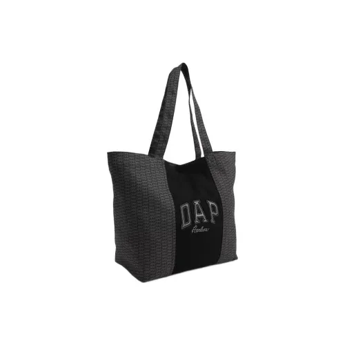 GAP X Dapper Dan Коллаборация Хлопок Тоут Сумка Сумка для покупок Сумка на плечо Сумка Обычный Унисекс Черный