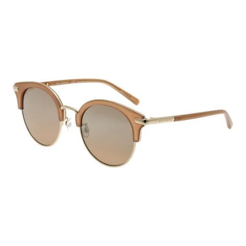 KARL LAGERFELD Monel Alloy OVAL SUNGLASSES Unisex Brown