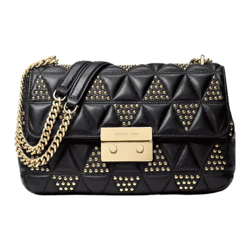 MICHAEL KORS Sloan Кожа Сумка через плечо Сумка Женская Черная