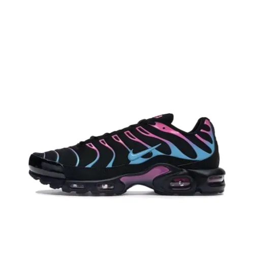 Nike Air Max Plus Амортизация Износостойкие Низкие Кроссовки для Бега Унисекс Черный Синий Розовый