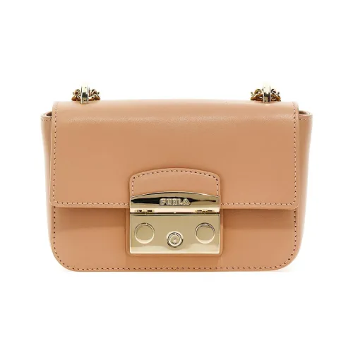 Furla Metropolis Collection Сумка через плечо из кожи сумка на плечо женская бежевая