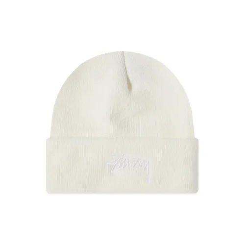 Stussy Акриловые шапки-бини унисекс бежевые