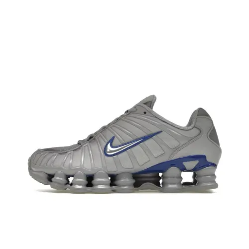Nike Shox TL Series Износостойкий и Легкий Низкий Топ Беговые кроссовки Унисекс Серый