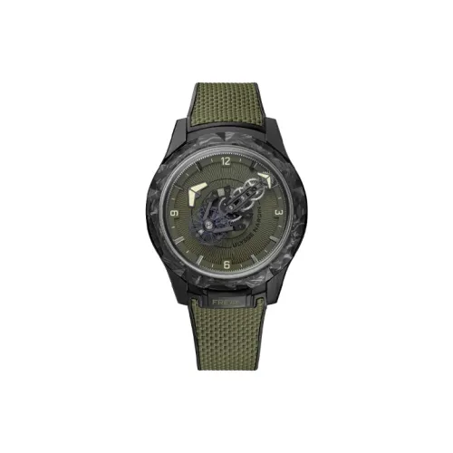 ULYSSE NARDIN Автоматический Механический Часы Мужские Whimsy Series 44мм*13мм Зеленые