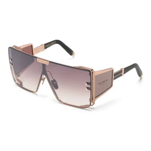 BALMAIN Металлические Ацетатные Солнцезащитные Очки Мужские Черные