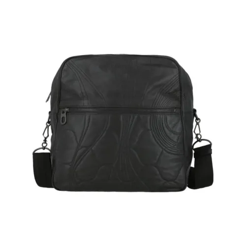Bottega Veneta Телячья кожа Портативная Сумка через плечо Сумка на плечо Унисекс Черная