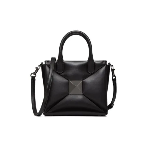 Valentino Lambskin Portable Crossbody Bag Shoulder Bag Small Women's Black
