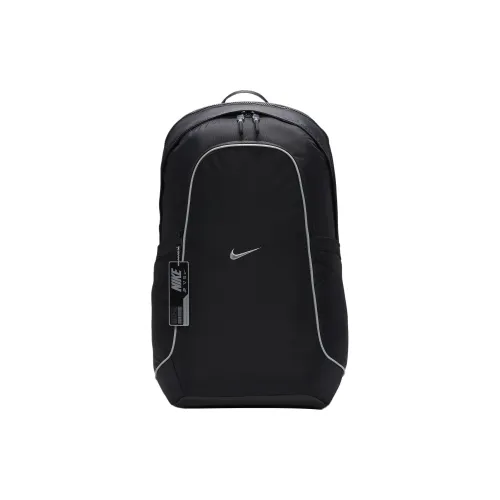 Nike Рюкзаки Черный & Металлический Серебристый Мужской