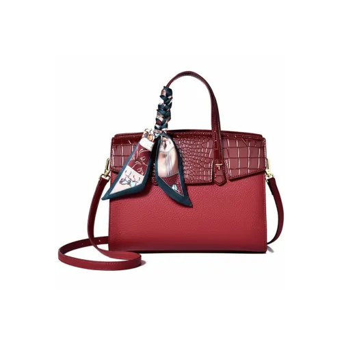 Versman ПУ (полиуретан) Маленькая квадратная сумка одно плечо сумка большая женская бордовый классический черный яшма