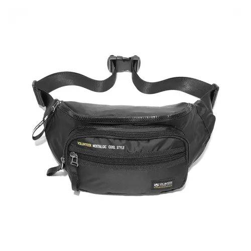 Volunteer Oxford Sling Bag Multifunction Phone Case Medium Unisex Black Волонтер Оксфорд Слинг Сумка Многофункциональный Чехол для телефона Средний Унисекс Черный