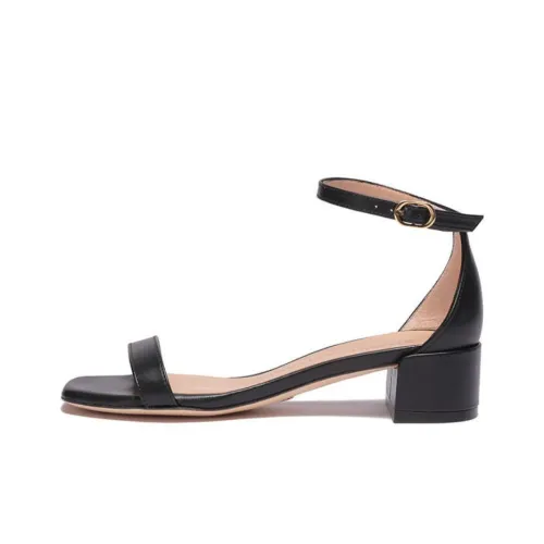 Stuart Weitzman SW One Sandals with Strap Women's Black