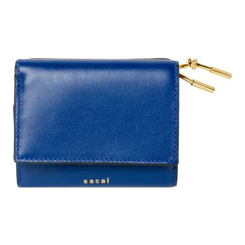 sacai Кошельки Синий и Серый Женские