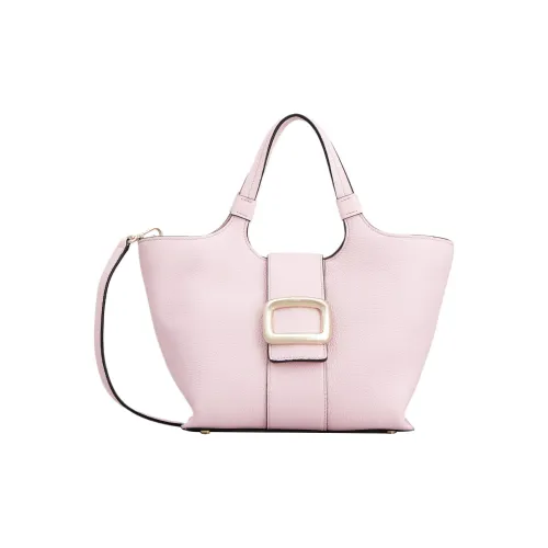 Roger Vivier Кожа Тоут Сумка Сумка для покупок Сумка через плечо Сумка мини Женская Розовая
