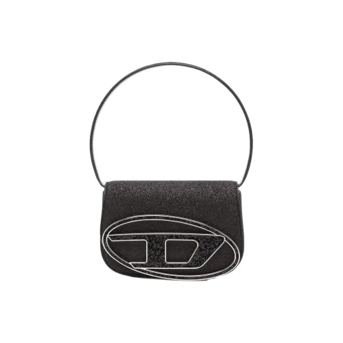 DIESEL Полиэстер Терефталат с Коровьей Кожей Портативная Сумка через плечо Сумка на плечо Женская Черная