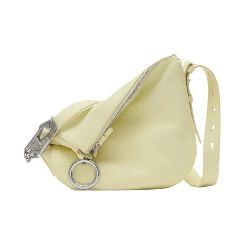 Burberry с рельефной телячьей кожей рыцарская сумка сумка сумка через плечо женская напиточный желтый