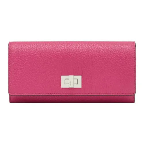 FENDI Peekaboo Кожа Кошелек Женские Розовый