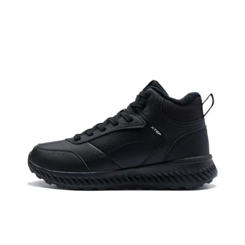 XTEP Slip-resistant Thermal MID Top Casual Men's Black XTEP Противоскользящий Термический MID Топ Повседневный Мужской Черный