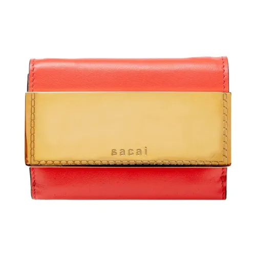 sacai Кошельки Коралловый Женские