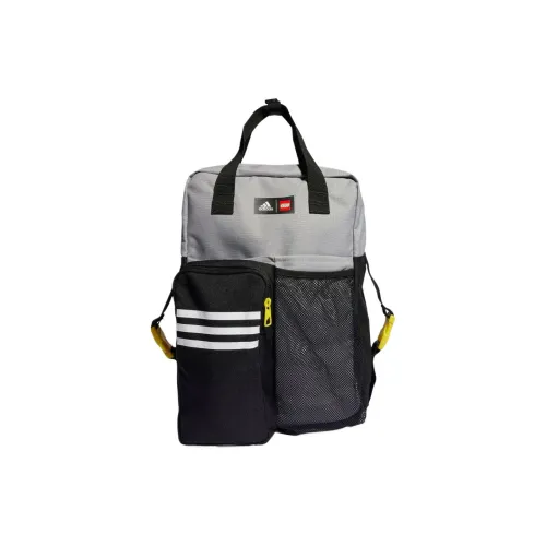 Adidas LEGO Collaboration Полиэстер Рюкзак Мужской Черный Средний Фотиния Серый Чистый Серый