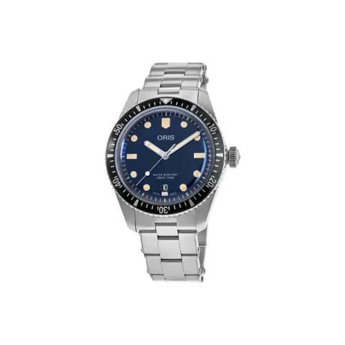 Oris Diving Collection Автоматический Механический Механизм Мужские Часы Часы 40 мм Синий Циферблат