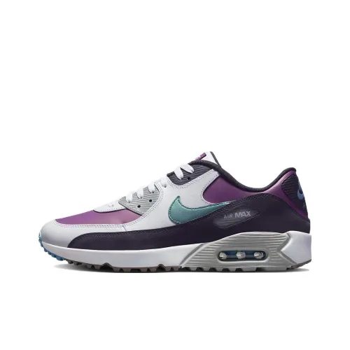Nike Air Max 90 г NRG Classic Vintage Low Топ Кэжуал Унисекс Фиолетовый Серый Черный