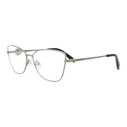 Alexander McQueen Металл Кошачий глаз Оправы для очков Женские Серебристые