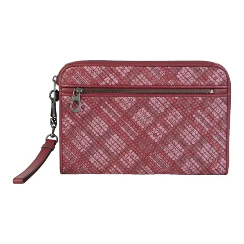 Bottega Veneta Кожа Клатч Мужской Красный Розовый
