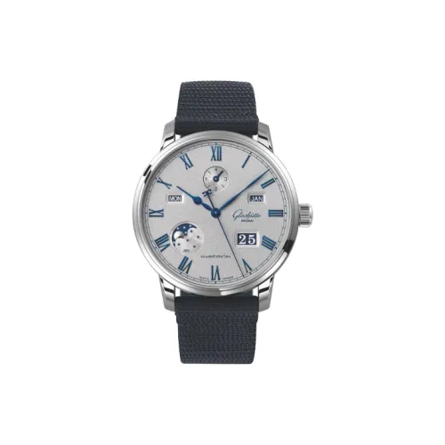 Glashütte Original Автоматический Механический Часы Мужские SENATOR 42mm*12,8mm Серебряные